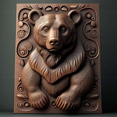 3D model Maryam bear famous animal (STL)